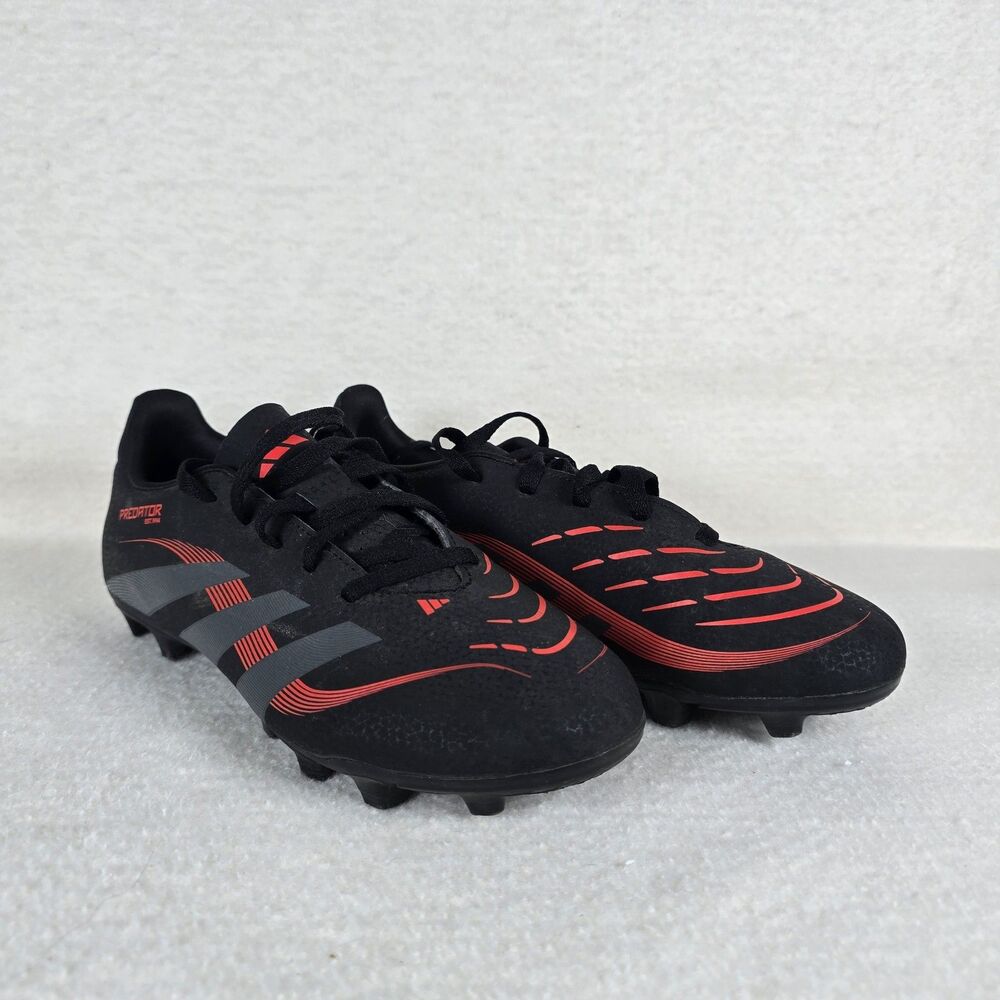 Predator Red And Black Unisex Youth Soccer Cleats Size 4